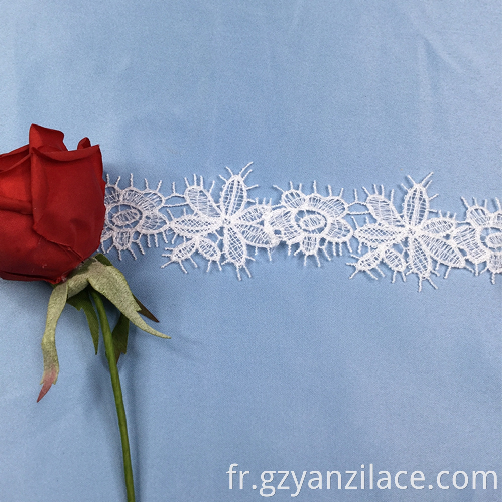 Wide White Lace Ribbon